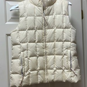 Gap Ivory Puffer Vest